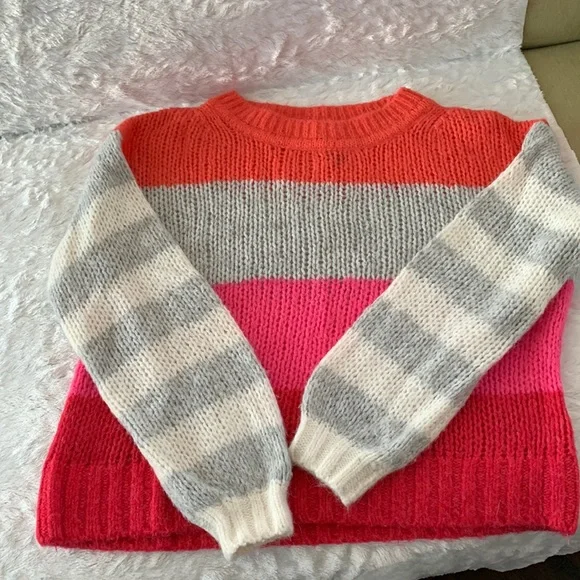 gap color block sweater